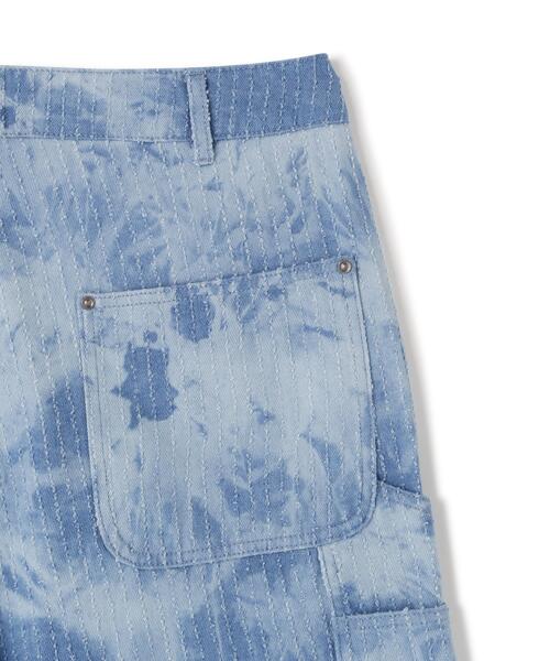WHITELAND(ホワイトランド)の「WHITELAND/ホワイトランド/TIE-DYE W-KNEE SHORTS(その他パンツ・メンズ・ブラック/ブルー・F)」の9枚目の写真