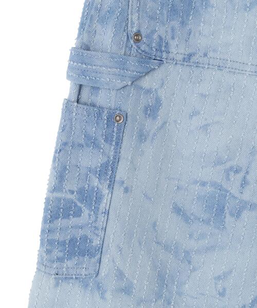 WHITELAND(ホワイトランド)の「WHITELAND/ホワイトランド/TIE-DYE W-KNEE SHORTS(その他パンツ・メンズ・ブラック/ブルー・F)」の10枚目の写真