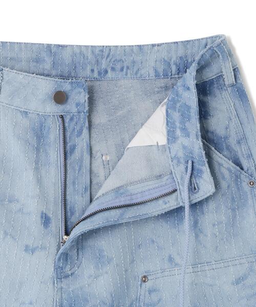 WHITELAND(ホワイトランド)の「WHITELAND/ホワイトランド/TIE-DYE W-KNEE SHORTS(その他パンツ・メンズ・ブラック/ブルー・F)」の12枚目の写真