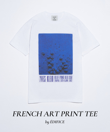 フレンチ アート プリント Tシャツ（Tシャツ/カットソー）｜EDIFICE