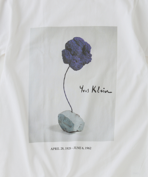 EDIFICE（エディフィス）の「フレンチ アート プリント Tシャツ（Tシャツ/カットソー・メンズ・ブルー/ブラック/ホワイト×ホワイト/ライトブルー/ホワイト/ホワイト系その他・SMALL/LARGE/MEDIUM）」の9枚目の写真