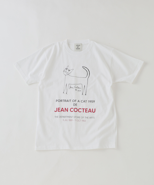 EDIFICE（エディフィス）の「フレンチ アート プリント Tシャツ（Tシャツ/カットソー・メンズ・ブルー/ブラック/ホワイト×ホワイト/ライトブルー/ホワイト/ホワイト系その他・SMALL/LARGE/MEDIUM）」の19枚目の写真