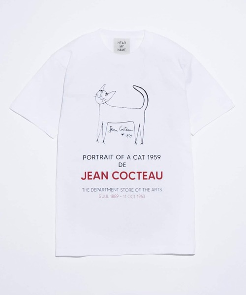 EDIFICE(エディフィス)の「フレンチ アート プリント Tシャツ(Tシャツ/カットソー・メンズ・ブルー/ブラック/ホワイト×ホワイト/ライトブルー/ホワイト/ホワイト系その他・SMALL/LARGE/MEDIUM/X-LARGE)」の3枚目の写真