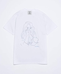 フレンチ アート プリント Tシャツ