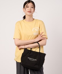 【汗ジミ防止】シェア サガラ刺繍 ロゴ Tシャツ