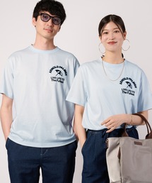 【汗ジミ防止】シェア サガラ刺繍 ロゴ Tシャツ