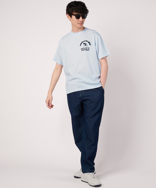 Arnold Palmer(アーノルドパーマー)の「【汗ジミ防止】シェア サガラ刺繍 ロゴ Tシャツ(Tシャツ/カットソー・レディース・チャコールグレー/サックスブルー/ベージュ/ホワイト・LL/XS/L/M/S)」の18枚目の写真