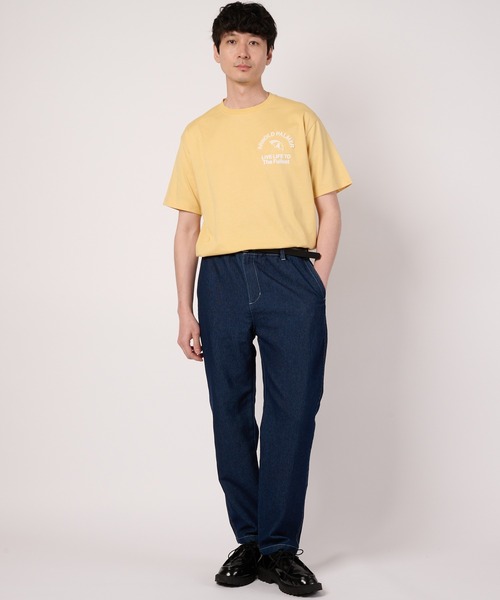 Arnold Palmer(アーノルドパーマー)の「【汗ジミ防止】シェア サガラ刺繍 ロゴ Tシャツ(Tシャツ/カットソー・レディース・チャコールグレー/サックスブルー/ベージュ/ホワイト・LL/XS/L/M/S)」の14枚目の写真