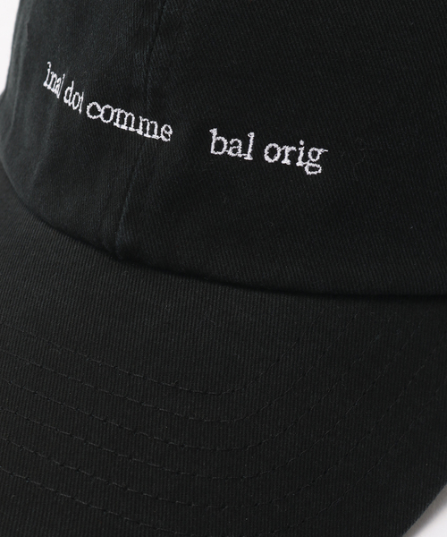 bal（バル）の「BAL / バル COTTON 6-PANEL HAT（キャップ・メンズ・カーキ/ブラック・FREE）」の5枚目の写真