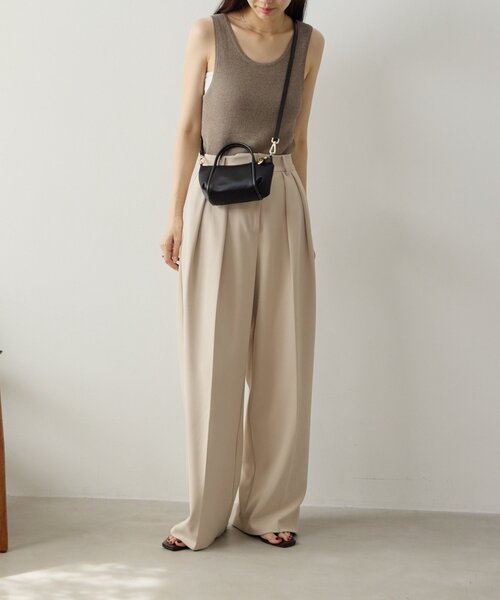 gemeil（ジェムイル）の「＜rou.＞ラップハンドルミニショルダーバッグ(CE-1771)（ショルダーバッグ・レディース・グレイッシュベージュ/ブラック/ダークブラウン・FREE）」の8枚目の写真