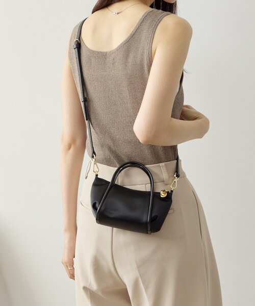 gemeil（ジェムイル）の「＜rou.＞ラップハンドルミニショルダーバッグ(CE-1771)（ショルダーバッグ・レディース・グレイッシュベージュ/ブラック/ダークブラウン・FREE）」の11枚目の写真