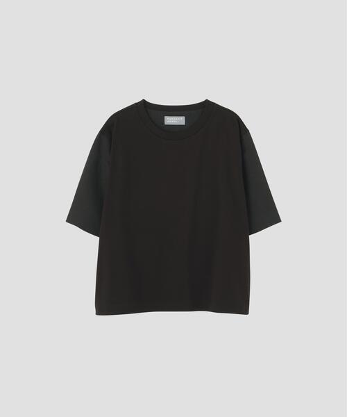 MARGARET HOWELL（マーガレットハウエル）の「TOUGH COTTON JERSEY（Tシャツ/カットソー・レディース・ホワイト/ブラック・2）」の5枚目の写真