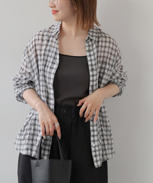 JOURNAL STANDARD relume | シャーリングチェックシャツ(シャツ/ブラウス)