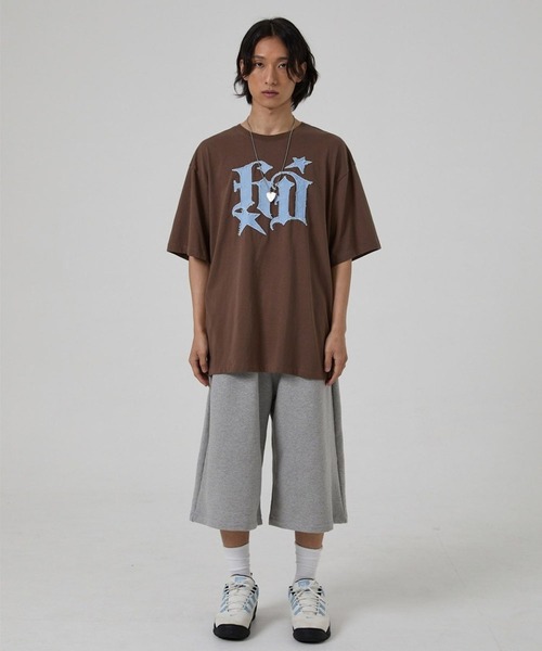 HOODHOOD(フッドフッド)の「【UNISEX】HOODHOOD/スターデニムアップリケTシャツ(Tシャツ/カットソー・レディース・その他1/ブラウン/ブラック/ホワイト/グレー系カモフラージュ・SMALL/MEDIUM)」の19枚目の写真