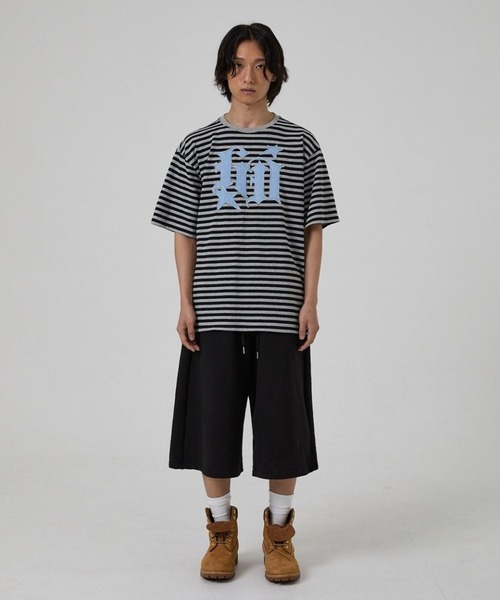 HOODHOOD(フッドフッド)の「【UNISEX】HOODHOOD/スターデニムアップリケTシャツ(Tシャツ/カットソー・レディース・その他1/ブラウン/ブラック/ホワイト/グレー系カモフラージュ・SMALL/MEDIUM)」の11枚目の写真