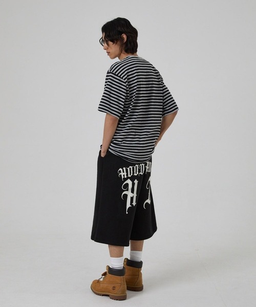 HOODHOOD(フッドフッド)の「【UNISEX】HOODHOOD/スターデニムアップリケTシャツ(Tシャツ/カットソー・レディース・その他1/ブラウン/ブラック/ホワイト/グレー系カモフラージュ・SMALL/MEDIUM)」の12枚目の写真