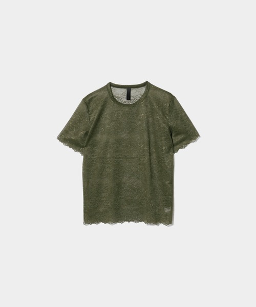 beautiful people(ビューティフルピープル)の「WACOAL MEN ÷ beautiful people lace tops(Tシャツ/カットソー・メンズ・ネイビー/サックスブルー/オリーブ/ベージュ・38/36/34)」の2枚目の写真