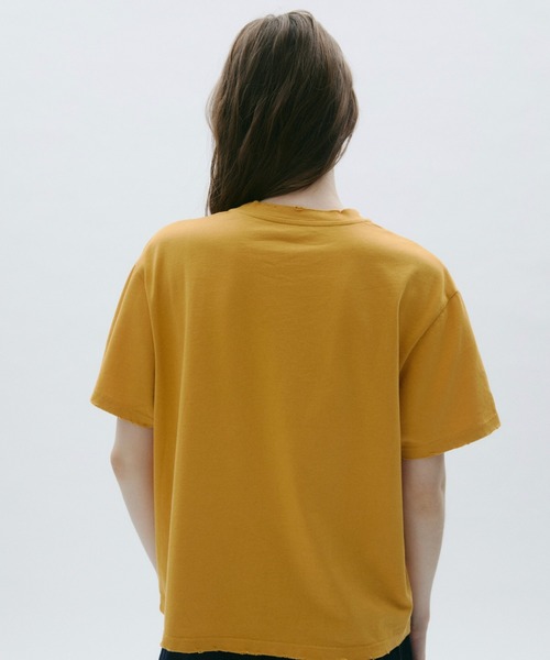 BENUA(ベヌア)の「Damage logo T-shirt -ダメージロゴTシャツ-(Tシャツ/カットソー・レディース・イエロー/パープル・FREE)」の20枚目の写真