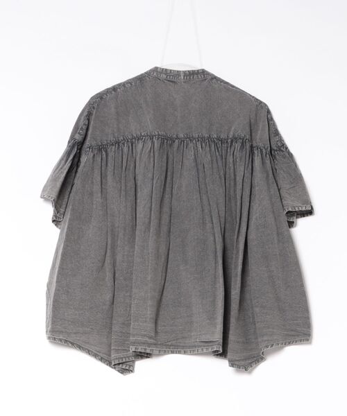 gossara(ゴサラ)の「【ふんわりシルエットが魅力】ケミカルウォッシュブラウス(シャツ/ブラウス・レディース・ブラック/グレー・FREE)」の10枚目の写真