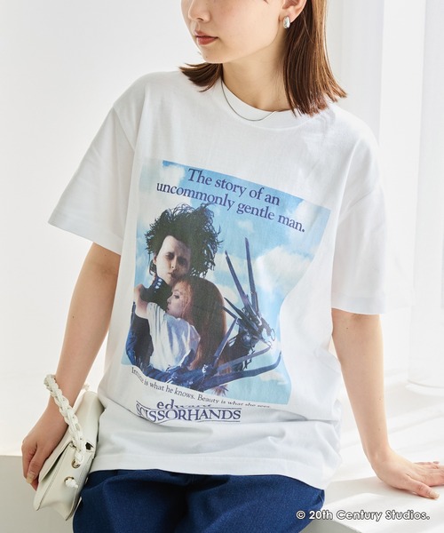 GOOD ROCK SPEED(グッドロックスピード)の「【GOOD ROCK SPEED】Edward Scissorhands|シザーハンズ /フォトプリントTシャツ(Tシャツ/カットソー・レディース・ホワイト/オフホワイト・M)」の22枚目の写真