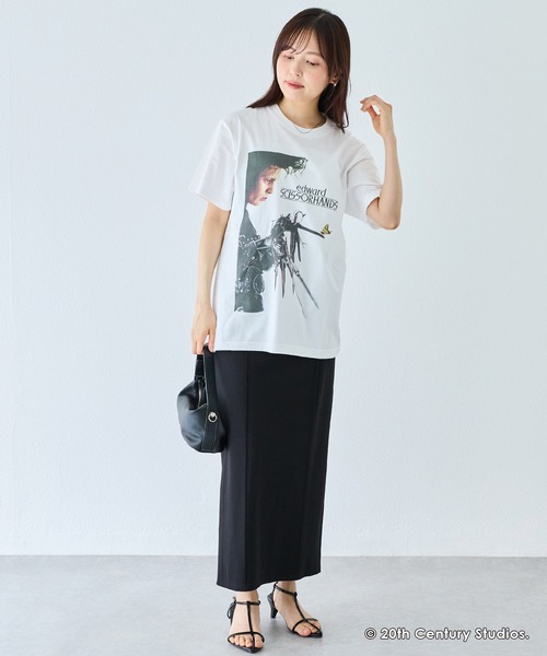 GOOD ROCK SPEED(グッドロックスピード)の「【GOOD ROCK SPEED】Edward Scissorhands|シザーハンズ /フォトプリントTシャツ(Tシャツ/カットソー・レディース・ホワイト/オフホワイト・M)」の12枚目の写真