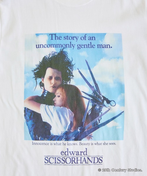 GOOD ROCK SPEED(グッドロックスピード)の「【GOOD ROCK SPEED】Edward Scissorhands|シザーハンズ /フォトプリントTシャツ(Tシャツ/カットソー・レディース・ホワイト/オフホワイト・M)」の17枚目の写真