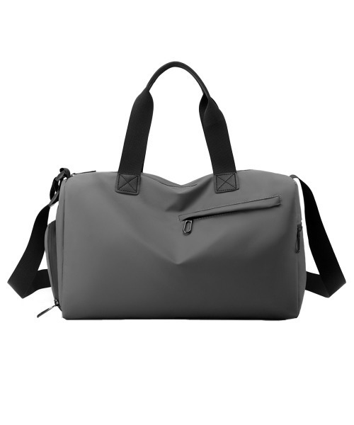 Miniministore(ミニミニストア)の「ボストンバッグ 大容量 ユニセックス鞄(ボストンバッグ・レディース・チャコールグレー/ブラック/ベージュ・FREE)」の8枚目の写真