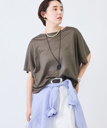 《接触冷感》ウォッシャブルハリジェンヌケーププルオーバー