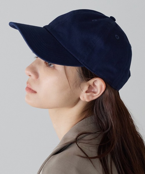 newhattan(ニューハッタン)の「【newhattan/ニューハッタン】STONE WASHED TWILL CAP 無地 ストーンウォッシュ ツイル ローキャップ 帽子 ユニセックス(キャップ・レディース・グレー/ダークブラウン/ネイビー/ブラック/ライトベージュ/オリーブ/チャコールグレー/カーキ・FREE)」の8枚目の写真