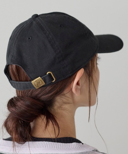 newhattan(ニューハッタン)の「【newhattan/ニューハッタン】STONE WASHED TWILL CAP 無地 ストーンウォッシュ ツイル ローキャップ 帽子 ユニセックス(キャップ・レディース・グレー/ダークブラウン/ネイビー/ブラック/ライトベージュ/オリーブ/チャコールグレー/カーキ・FREE)」の10枚目の写真