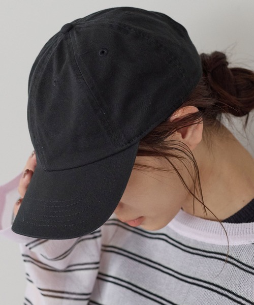 newhattan(ニューハッタン)の「【newhattan/ニューハッタン】STONE WASHED TWILL CAP 無地 ストーンウォッシュ ツイル ローキャップ 帽子 ユニセックス(キャップ・レディース・グレー/ダークブラウン/ネイビー/ブラック/ライトベージュ/オリーブ/チャコールグレー/カーキ・FREE)」の11枚目の写真