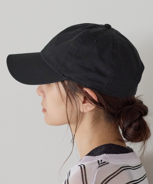newhattan(ニューハッタン)の「【newhattan/ニューハッタン】STONE WASHED TWILL CAP 無地 ストーンウォッシュ ツイル ローキャップ 帽子 ユニセックス(キャップ・レディース・グレー/ダークブラウン/ネイビー/ブラック/ライトベージュ/オリーブ/チャコールグレー/カーキ・FREE)」の12枚目の写真