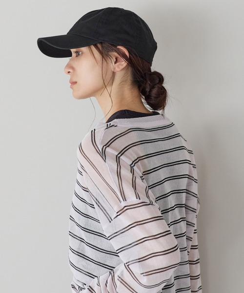 newhattan(ニューハッタン)の「【newhattan/ニューハッタン】STONE WASHED TWILL CAP 無地 ストーンウォッシュ ツイル ローキャップ 帽子 ユニセックス(キャップ・レディース・グレー/ダークブラウン/ネイビー/ブラック/ライトベージュ/オリーブ/チャコールグレー/カーキ・FREE)」の15枚目の写真
