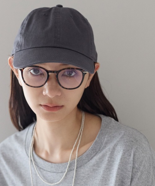 newhattan(ニューハッタン)の「【newhattan/ニューハッタン】STONE WASHED TWILL CAP 無地 ストーンウォッシュ ツイル ローキャップ 帽子 ユニセックス(キャップ・レディース・グレー/ダークブラウン/ネイビー/ブラック/ライトベージュ/オリーブ/チャコールグレー/カーキ・FREE)」の20枚目の写真