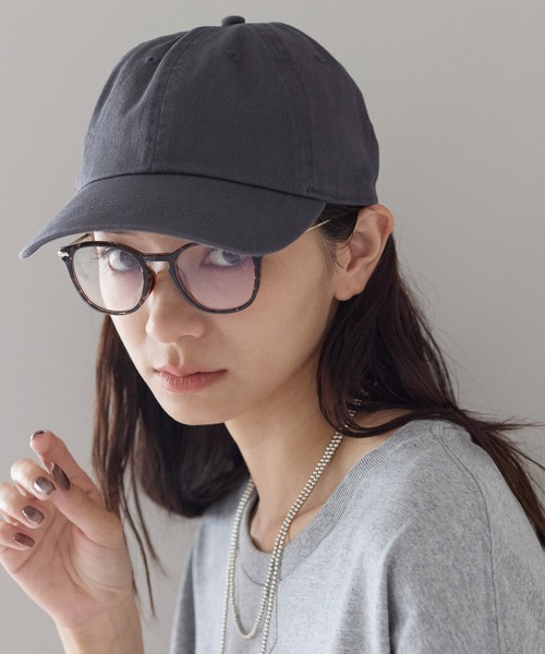 newhattan(ニューハッタン)の「【newhattan/ニューハッタン】STONE WASHED TWILL CAP 無地 ストーンウォッシュ ツイル ローキャップ 帽子 ユニセックス(キャップ・レディース・グレー/ダークブラウン/ネイビー/ブラック/ライトベージュ/オリーブ/チャコールグレー/カーキ・FREE)」の16枚目の写真