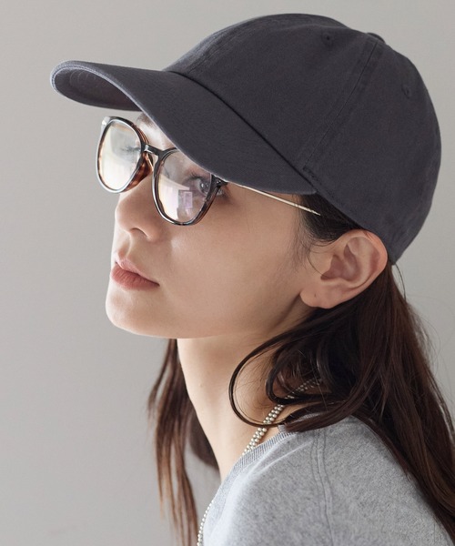 newhattan(ニューハッタン)の「【newhattan/ニューハッタン】STONE WASHED TWILL CAP 無地 ストーンウォッシュ ツイル ローキャップ 帽子 ユニセックス(キャップ・レディース・グレー/ダークブラウン/ネイビー/ブラック/ライトベージュ/オリーブ/チャコールグレー/カーキ・FREE)」の19枚目の写真