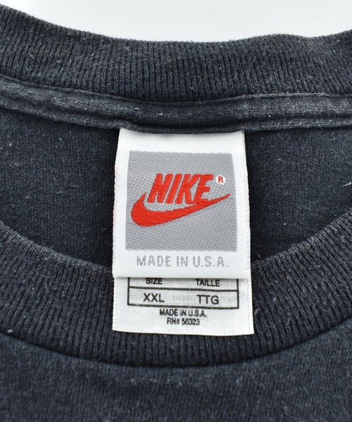 NIKE(ナイキ)の「【USED】80’s NIKE “P.L.A.Y” ロゴ Tシャツ USA製(Tシャツ/カットソー・メンズ・ブラック・XX-LARGE)」の6枚目の写真