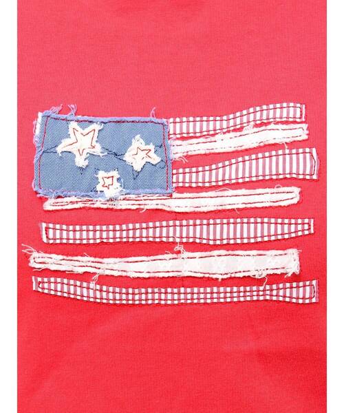 Ungrid（アングリッド）の「MY NAME IS PETER別注 (W) USA FLAG APPLIQUE T-SHIRTS（Tシャツ/カットソー・レディース・レッド・FREE）」の15枚目の写真