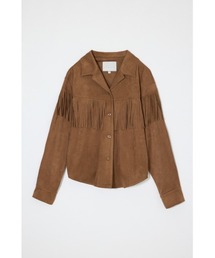 【26年AW新作】【セットアップ対応】F/SUEDE FRINGE シャツ