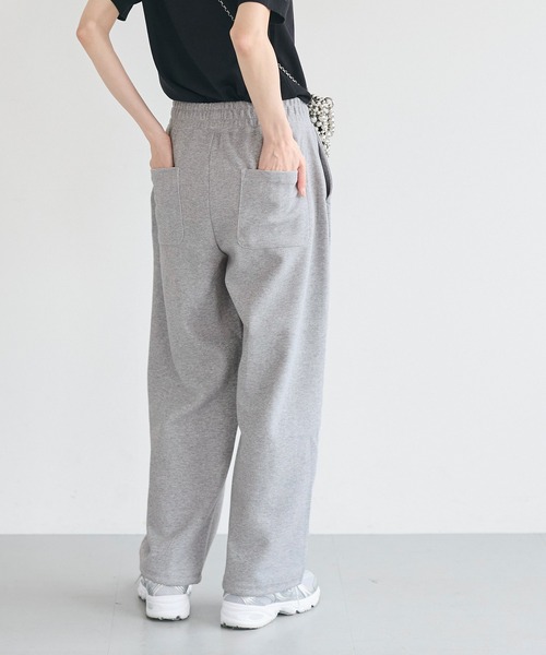 coca(coca)(コカ)の「スウェットワイドパンツ(スウェットパンツ・レディース・ブラック/グレー・S/M/L)」の5枚目の写真