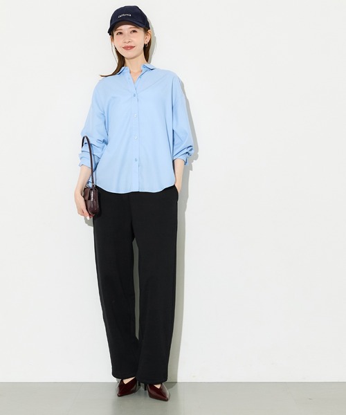 coca(coca)(コカ)の「スウェットワイドパンツ(スウェットパンツ・レディース・ブラック/グレー・S/M/L)」の9枚目の写真