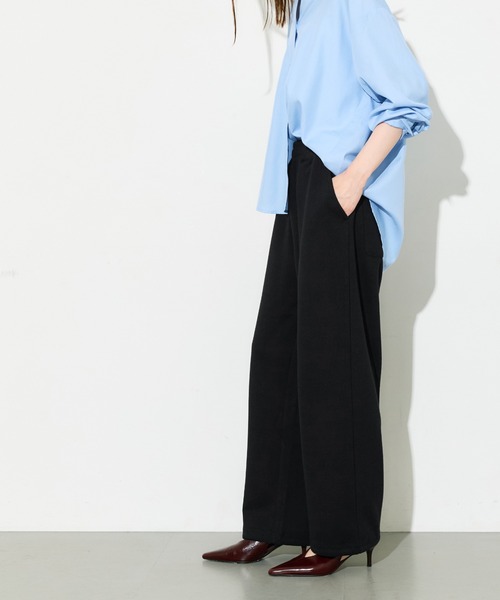 coca(coca)(コカ)の「スウェットワイドパンツ(スウェットパンツ・レディース・ブラック/グレー・S/M/L)」の14枚目の写真