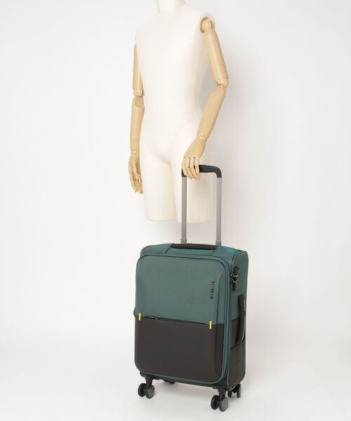 Samsonite(サムソナイト)の「サムソナイト STRARIUM スピナー55/20 エキスパンダブル ダークグリーン(スーツケース/キャリーバッグ・メンズ・ダークグリーン系・S)」の2枚目の写真