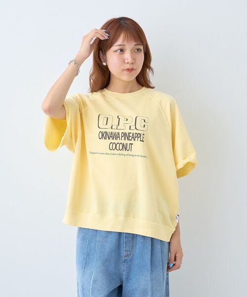 AMERICAN HOLIC(アメリカンホリック)の「【BLUE SEAL】カラーピグメントプルオーバー(Tシャツ/カットソー・レディース・グリーン系その他3/サックスブルー/ラベンダー/イエロー・FREE)」の9枚目の写真