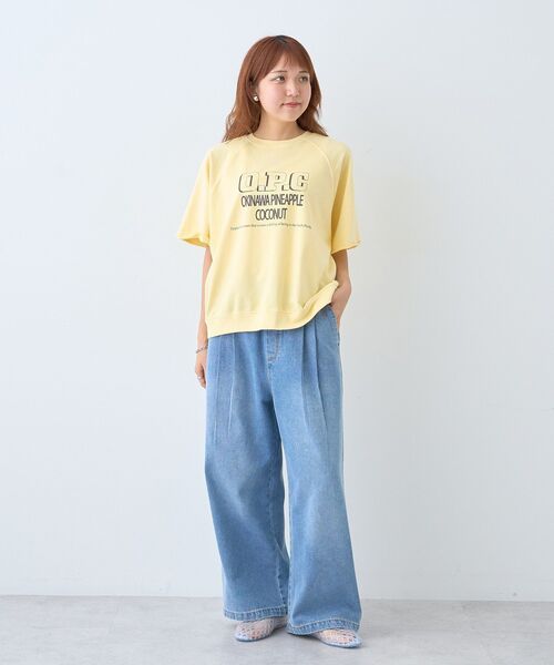 AMERICAN HOLIC(アメリカンホリック)の「【BLUE SEAL】カラーピグメントプルオーバー(Tシャツ/カットソー・レディース・グリーン系その他3/サックスブルー/ラベンダー/イエロー・FREE)」の12枚目の写真