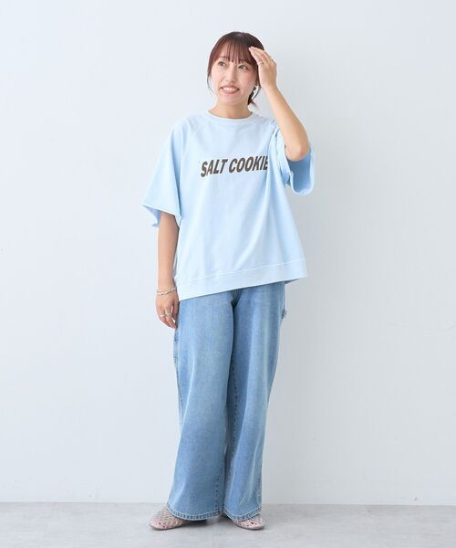 AMERICAN HOLIC(アメリカンホリック)の「【BLUE SEAL】カラーピグメントプルオーバー(Tシャツ/カットソー・レディース・グリーン系その他3/サックスブルー/ラベンダー/イエロー・FREE)」の16枚目の写真