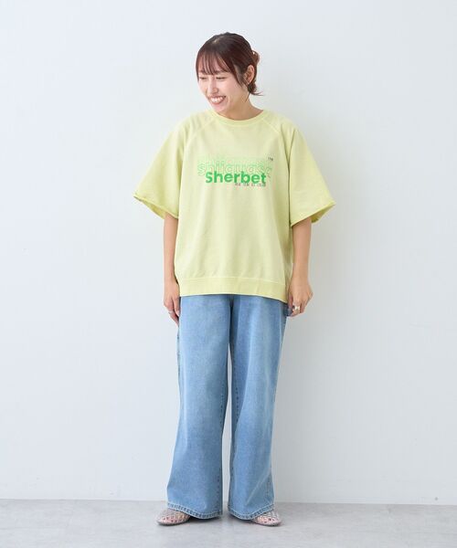 AMERICAN HOLIC(アメリカンホリック)の「【BLUE SEAL】カラーピグメントプルオーバー(Tシャツ/カットソー・レディース・グリーン系その他3/サックスブルー/ラベンダー/イエロー・FREE)」の20枚目の写真