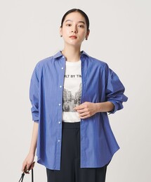 【WEB限定】ストライプ レギュラーカラー シャツ