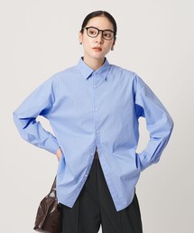 【WEB限定】ストライプ レギュラーカラー シャツ
