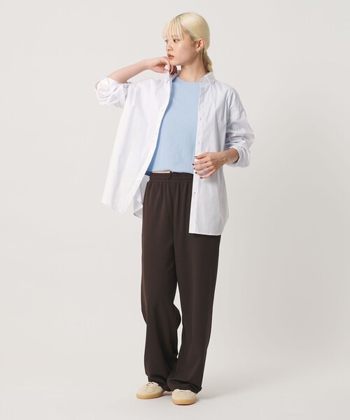 BEAUTY&YOUTH UNITED ARROWS(ビューティーアンドユースユナイテッドアローズ)の「【WEB限定】ストライプ レギュラーカラー シャツ(シャツ/ブラウス・レディース・コバルトブルー/ライトブルー/ホワイト・FREE)」の10枚目の写真